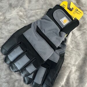 Carhartt Black and Gray Work Gloves